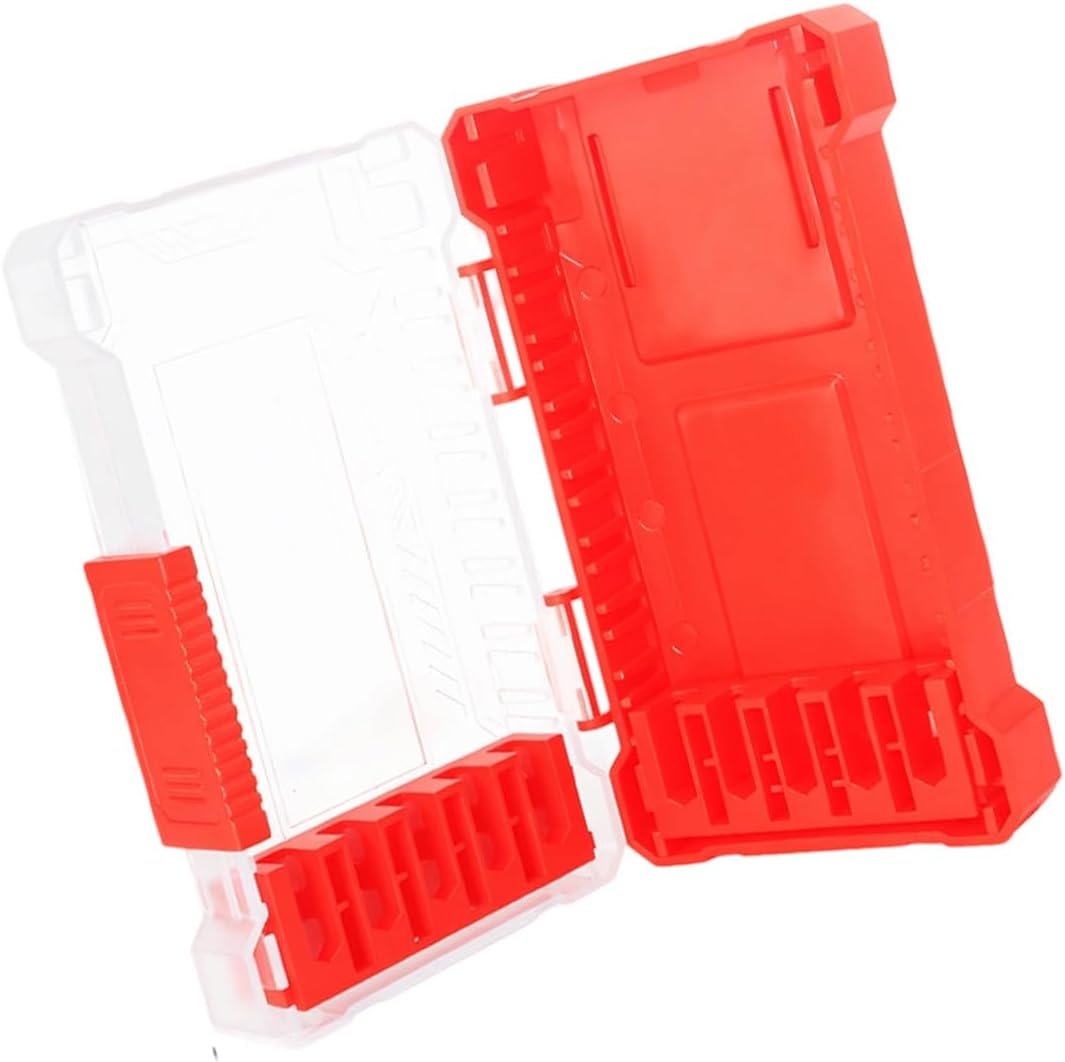  Boîte De Rangement Professionnelle Pour Forets - Séparateurs Réglables - Base Antidérapante - Organisateurs Portables Pour Outils D'atelier - Plusieurs Tailles