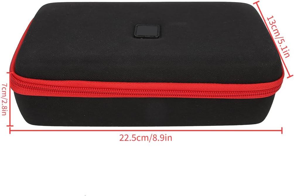  Mini Boîte à Outils Portable, Sac à Outils Noir EVA Coque Rigide Mutispandex Quincaillerie Boîte De Rangement D'outils