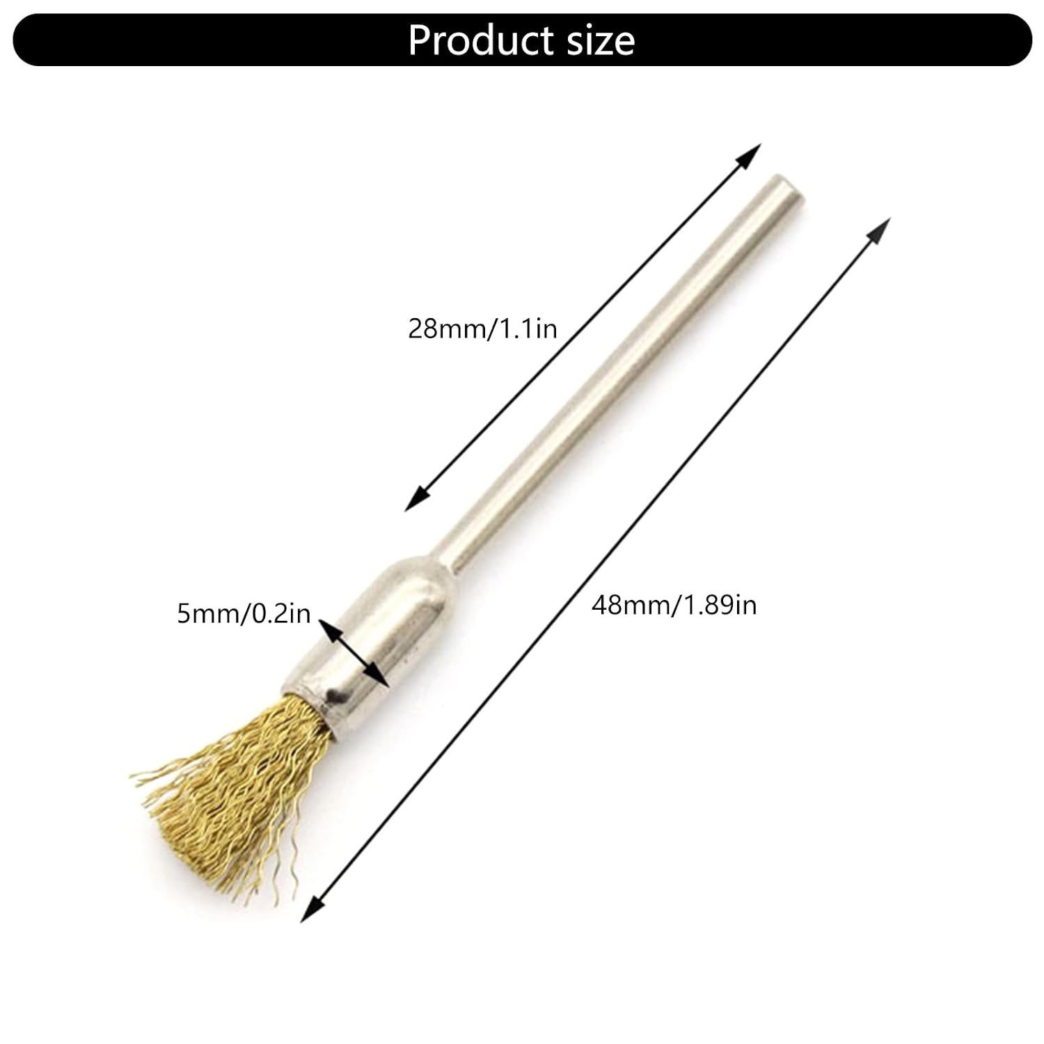  Lot De 20 Brosses De Polissage Pour Brosse De Nettoyage - Extrémité De Fil - Petit Fil De Polissage - Accessoires Pour Outils Rotatifs