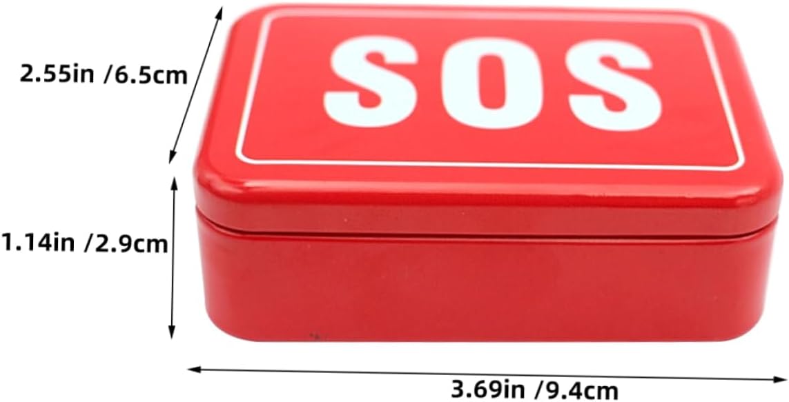  BESTonZON 4 Pièces Boîte De Rangement Pour Outils Extérieurs De Tinplate Pratique Et Pour Camping Activités Plein Air