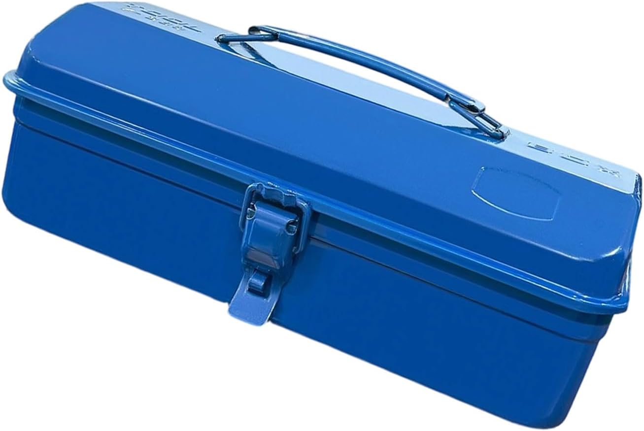  Coffre à Outils En Fer Avec Poignée Ergonomique De Grande Capacité - Rouille - Portable - Boîte à Outils
