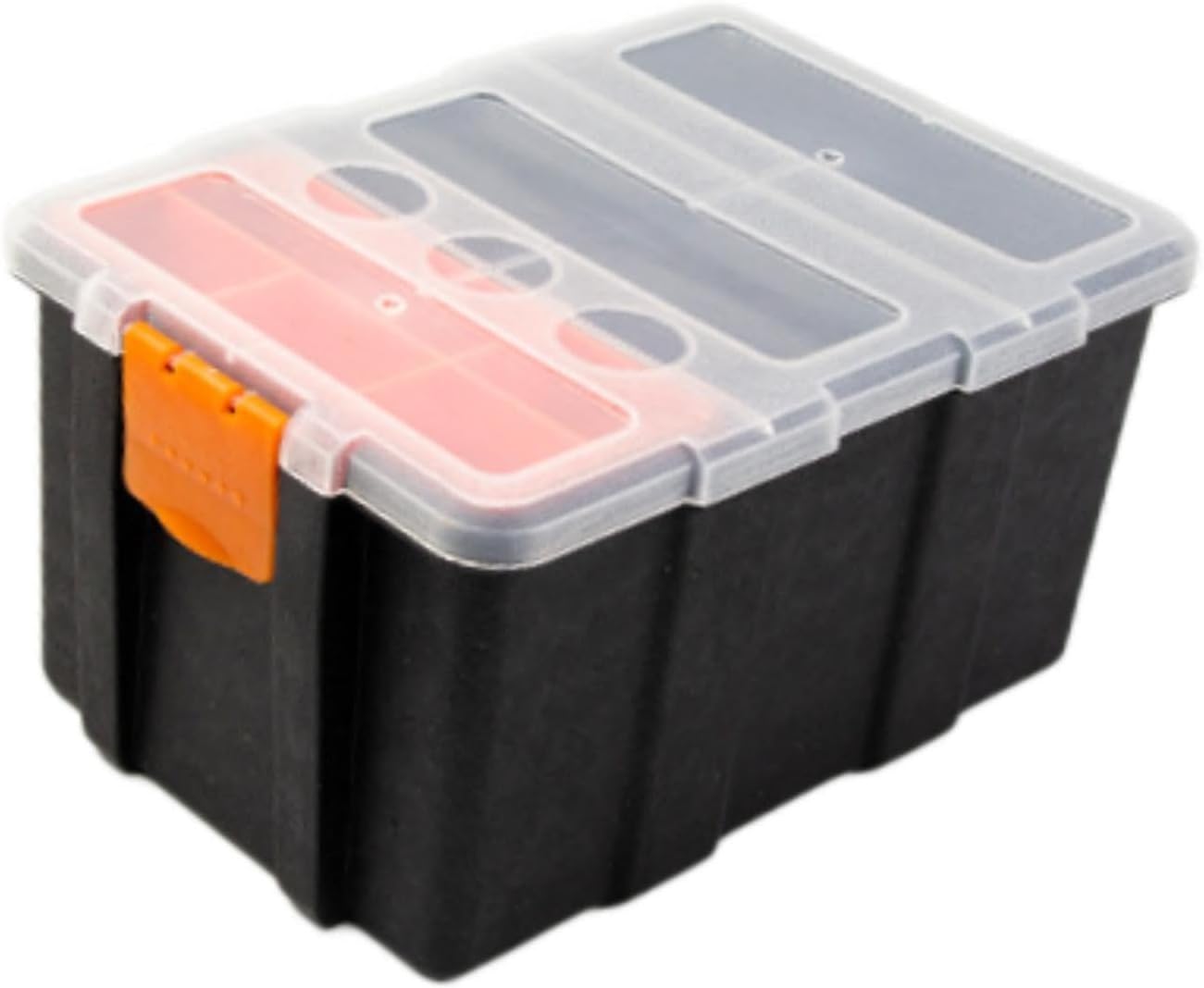  Boîte à Outils Pour Composants électroniques - Boîte De Rangement - Quincaillerie - Petite Boîte à Outils - Rangement Pour Visserie - Kit De Réparatio, 13.5 X 20 X 12 Cm