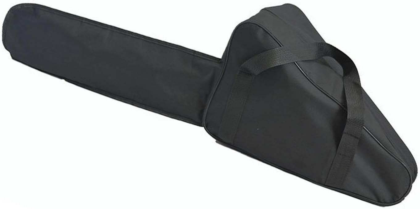  Sac De Transport Portable Pour Tronçonneuse, Noir, Bandoulière Modifiable, Poignée Confortable Pour Le Transport En Plein Air, Rangement Des Outils Noir