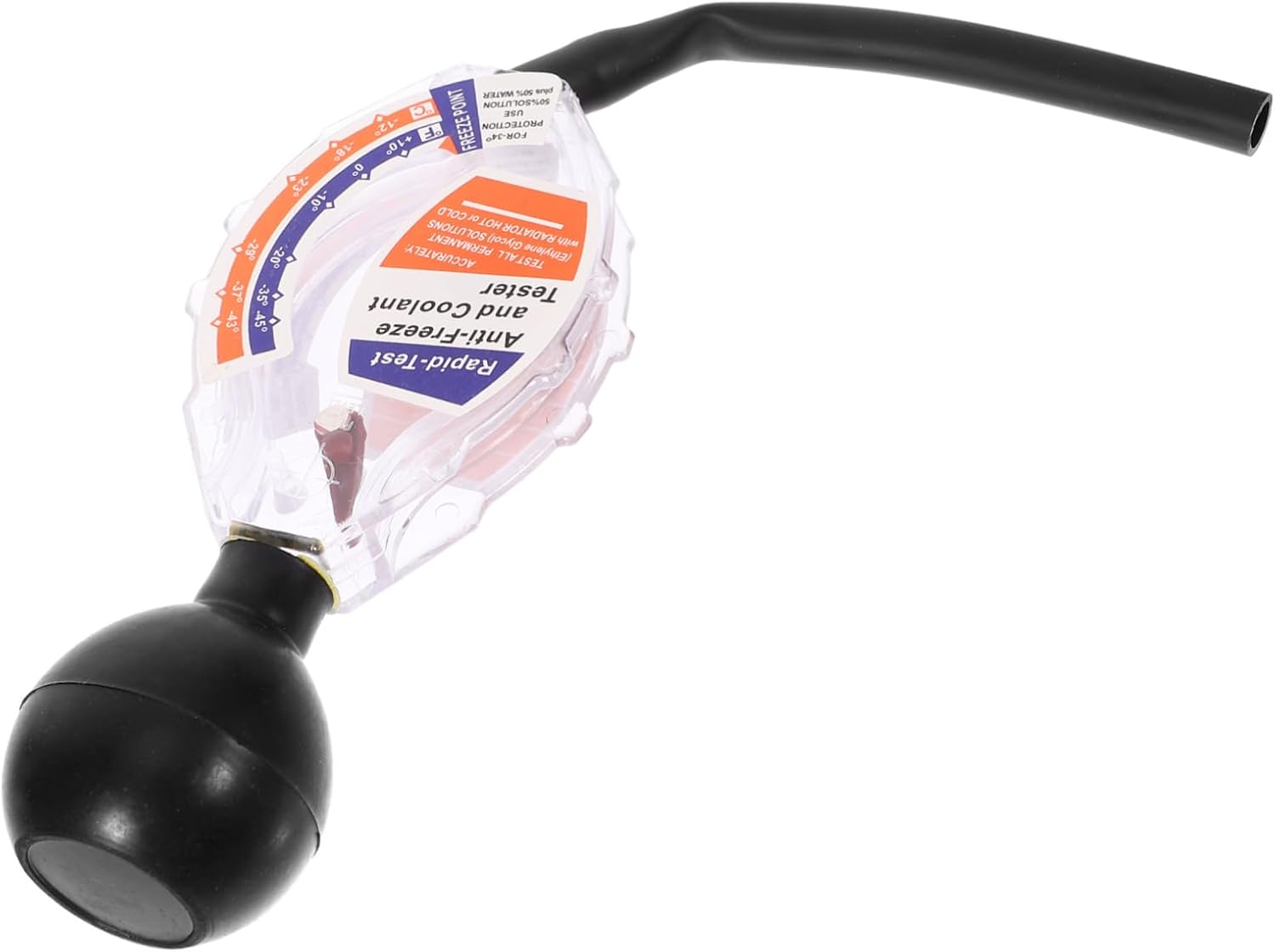  Ciieeo 5 Pièces Testeur De Batterie Radiateur Auto Refroidissement Outil D'antigel Voiture Testeur D'antigel à Cadran Hydromètre Densité Tester Le Densitomètre Antigel Plastique