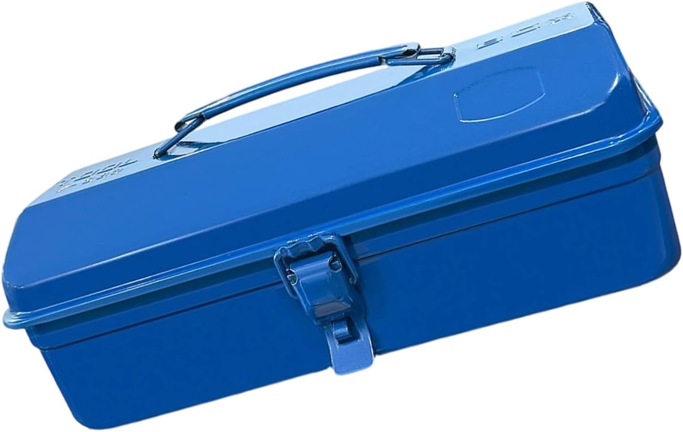  Coffre à Outils En Fer Avec Poignée Ergonomique De Grande Capacité - Rouille - Portable - Boîte à Outils