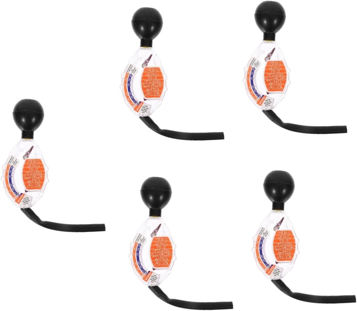  Ciieeo 5 Pièces Testeur De Batterie Radiateur Auto Refroidissement Outil D'antigel Voiture Testeur D'antigel à Cadran Hydromètre Densité Tester Le Densitomètre Antigel Plastique