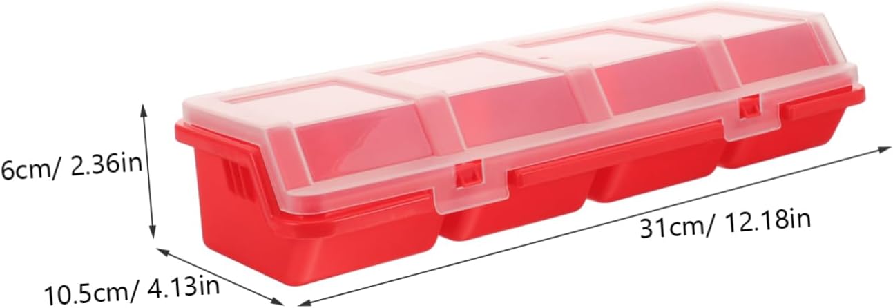  Jojofuny Boîte De Rangement Plastique Pour Outils Organisateur De Compartiments Pour Vis Écrous Et Accessoires Électroniques Pour Bricolage Et Compact Et