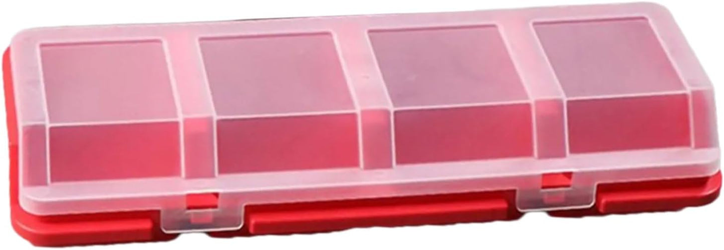  Boîte De Rangement à Vis Avec Couvercles - 4 Compartiments - Boîte à Outils - Séparateur - Conteneur De Tri Des Fournitures