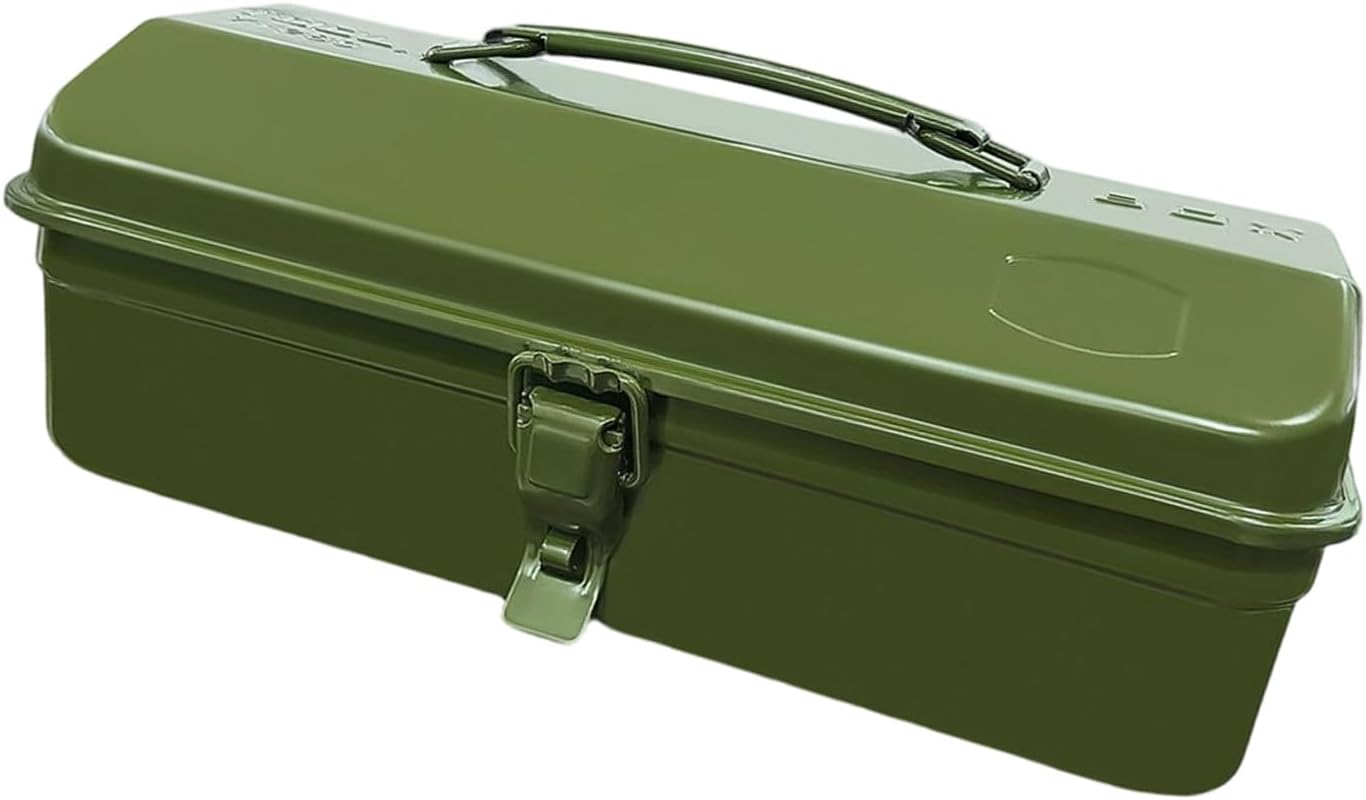  Coffre à Outils En Fer Avec Poignée Ergonomique De Grande Capacité - Rouille - Portable - Boîte à Outils