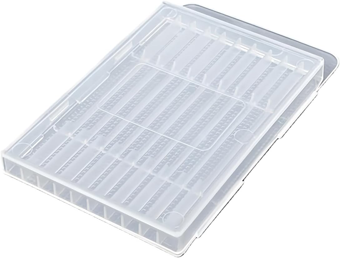  Boîte à Outils Transparente Robuste Avec Fermeture Sûre Et Crochet De Suspension Pour Accessoires, Cloisons Internes Et Crochets De Transport Pour Une Utilisation En Atelier