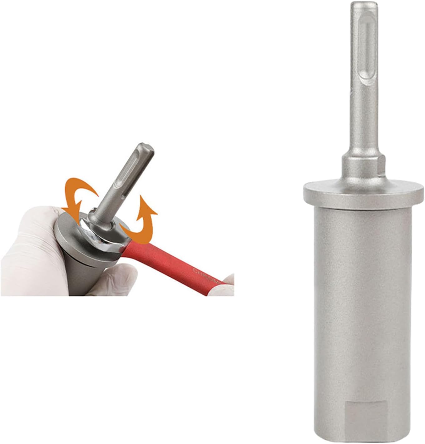  Outil D'installation Portable Avec Adaptateur De Perceuse En Acier Amovible Pour Perceuses Et Projets De Clôture, Outil D'installation De Clôture Robuste