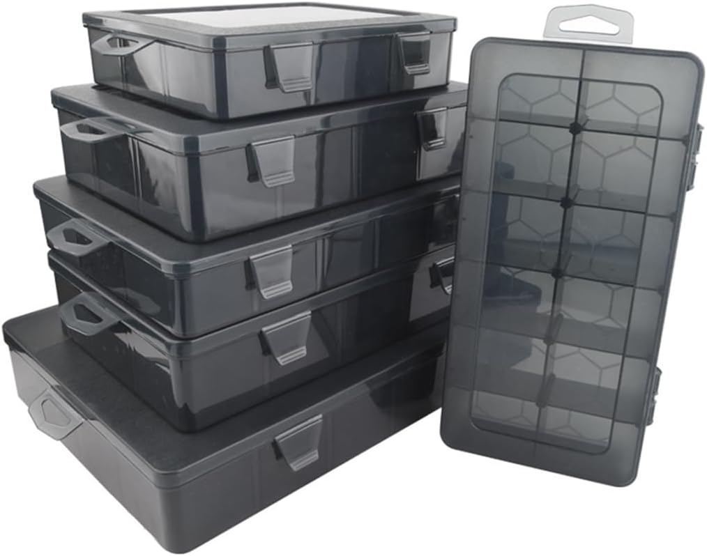 Boîte De Rangement En Plastique Pour Outils De Maquillage Et Articles De Pêche