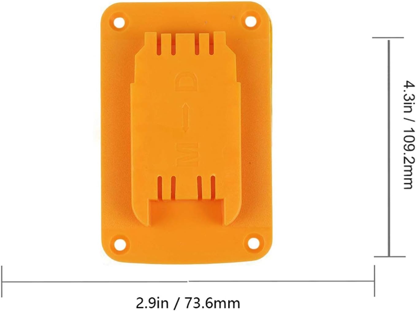  Lot De 12 Porte-outils Jaunes Pour Perceuse Sans Fil 12 V 20 V Avec Vis Pour Garage, Atelier, Support De Rangement En Plastique Pour Outils électriques, Kit De Suspension 3, 8, 12 Pièces