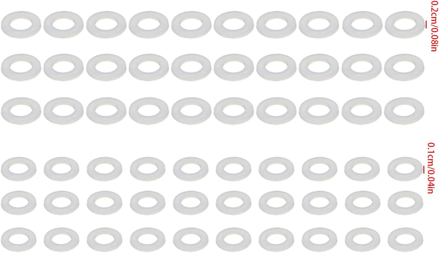 Lot De 60 Cales En Nylon Blanc Pour Charnière De Porte - Pour Ingénieurs Et Amateurs