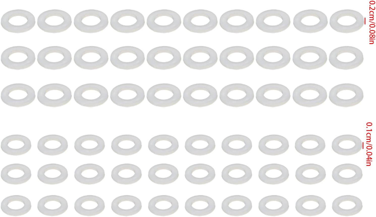  Lot De 60 Cales En Nylon Blanc Pour Charnière De Porte - Pour Ingénieurs Et Amateurs
