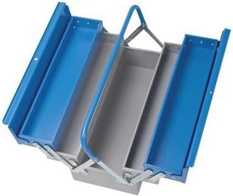  UNIOR 601909 - Caja Metálica Portaherramientas Con 5 Compartimientos 460x210x220 Mm Serie 911/5