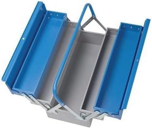  UNIOR 601909 - Caja Metálica Portaherramientas Con 5 Compartimientos 460x210x220 Mm Serie 911/5