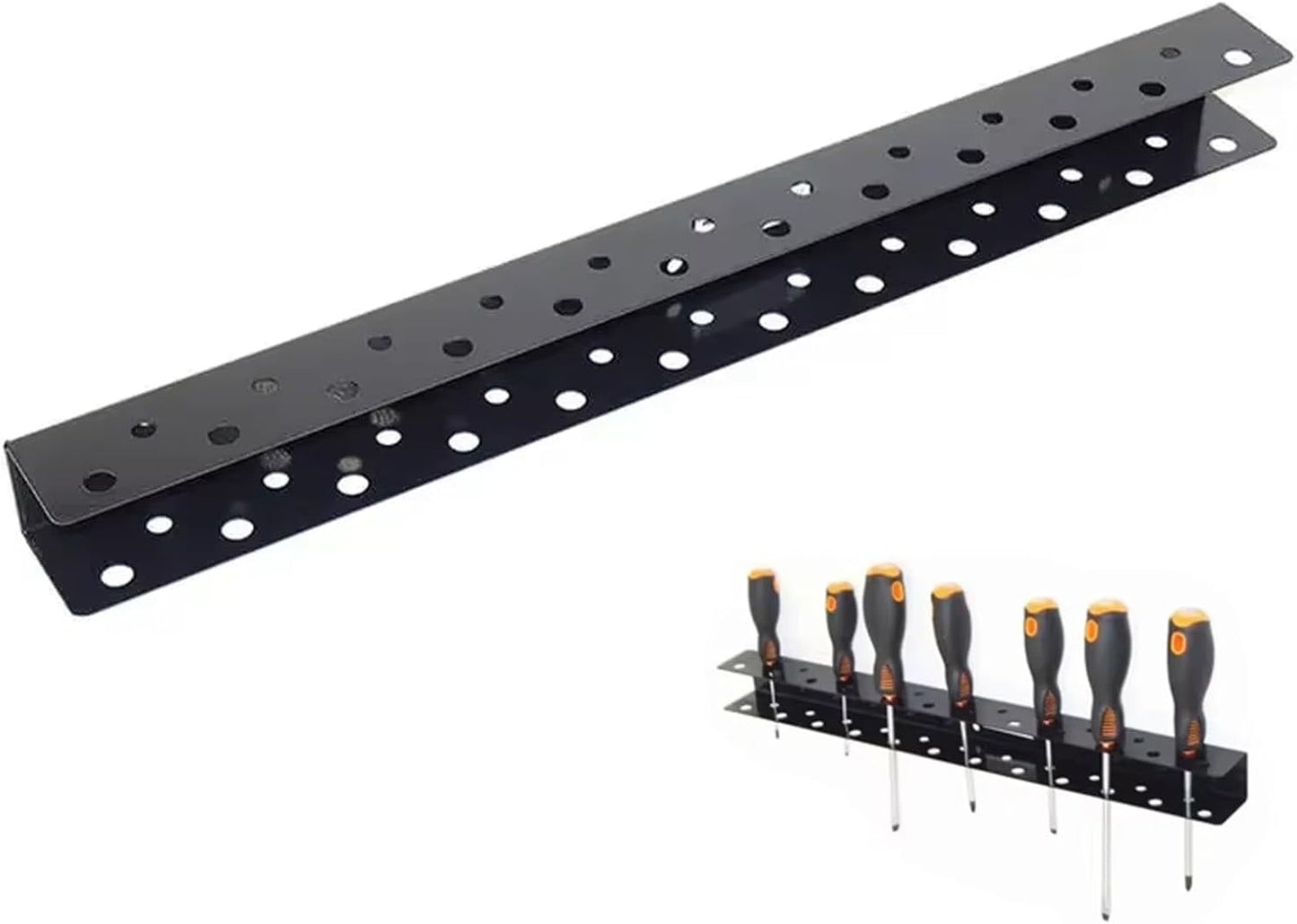  Porte-outils Mural Pour Un Accès Soigné Et Rapide à L'étagère De Stockage, Adapté Aux Amateurs D'artisanat Et Organisateur De Réparation Professionnel Pour Montage Mural