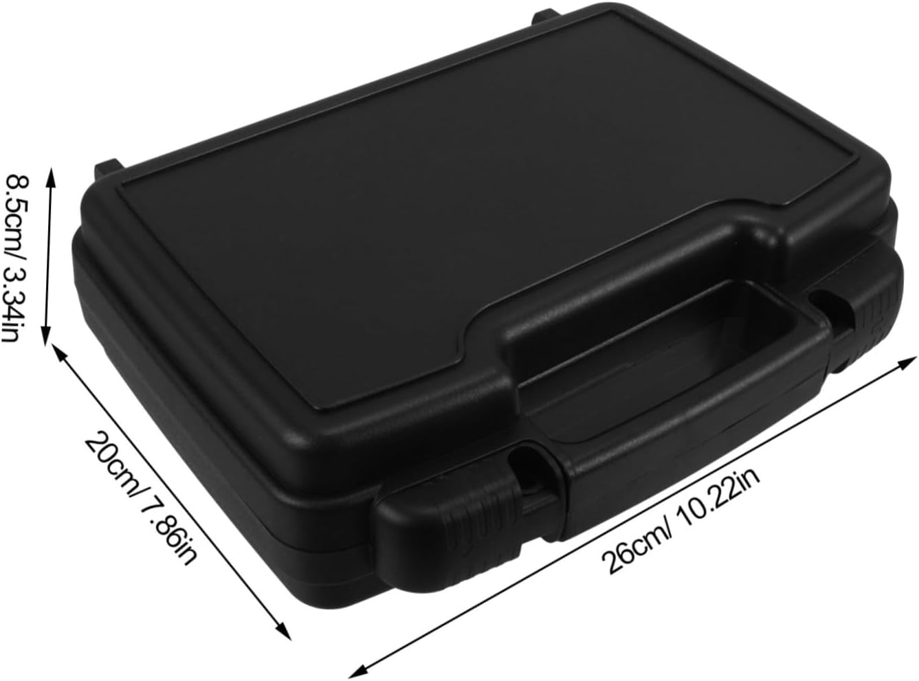  Housoutil Boîte à Outils Multifonctions Pour Rangement D’Outillage, Valise Cabine En Plastique PP, Légère Et Coins Renforcés, Portable