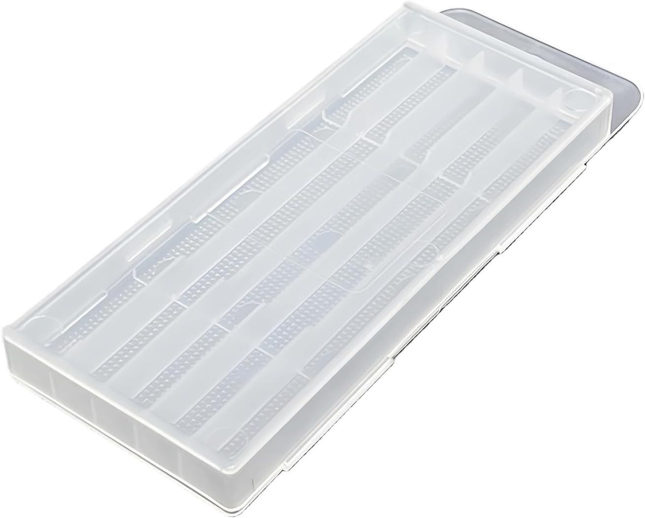  Boîte à Outils Transparente Robuste Avec Fermeture Sûre Et Crochet De Suspension Pour Accessoires, Cloisons Internes Et Crochets De Transport Pour Une Utilisation En Atelier