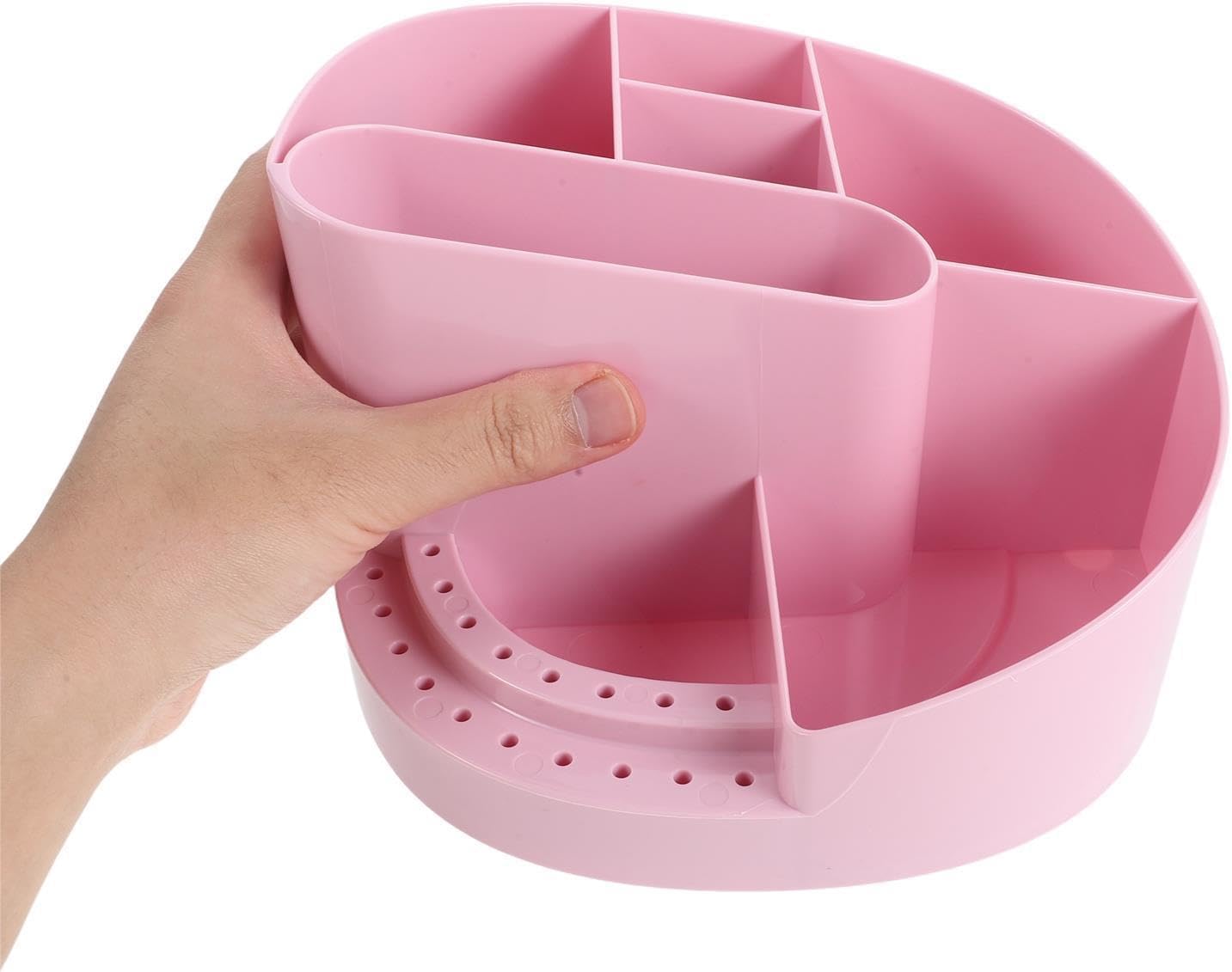  Healvian Boîte De Rangement Multifonction Pour Organiser Facilement Votre Espace De Travail Pour Outils De Manucure Avec Compartiments Design Compact Et Pratique
