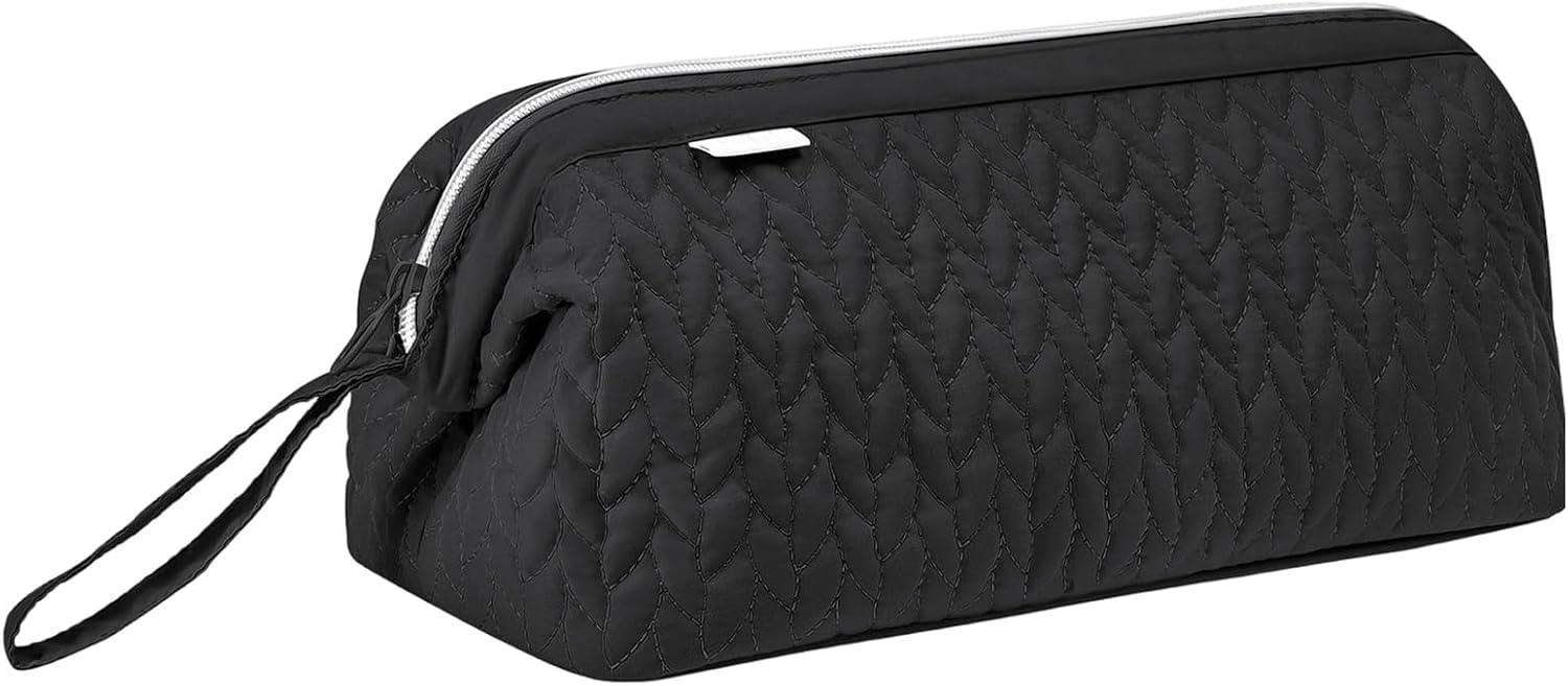 Sac De Rangement Portable De Voyage Pour Outils à Cheveux, étanche, Anti-poussière, Avec Double Poches Et Poignée De Transport, Grande Capacité Pour équipement Capillaire
