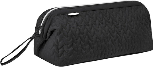  Sac De Rangement Portable De Voyage Pour Outils à Cheveux, étanche, Anti-poussière, Avec Double Poches Et Poignée De Transport, Grande Capacité Pour équipement Capillaire