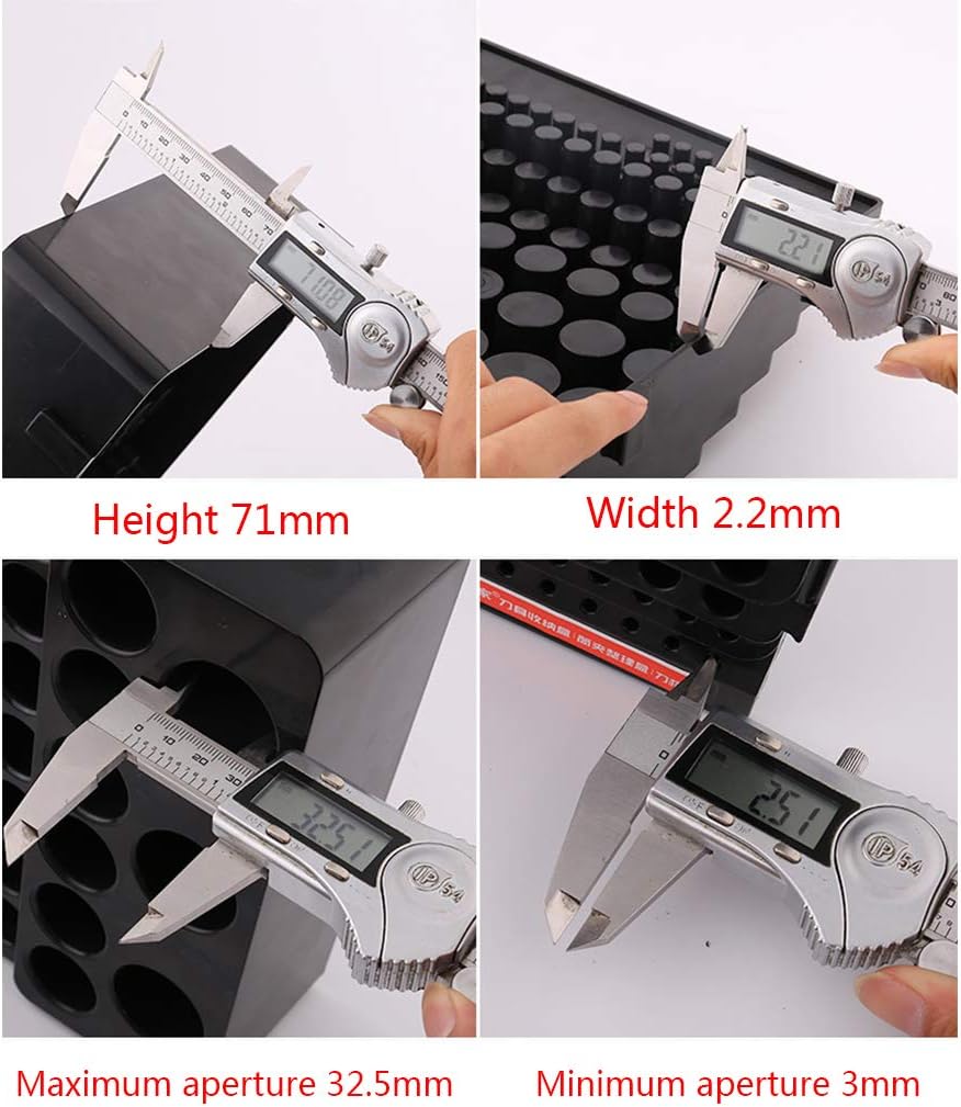  Boîte De Rangement Pour Fraiseuse Pour Ranger Les Alésoirs/robinets/poinçonnage Gardez Votre Plan De Travail Transparent Lavable Et Stable