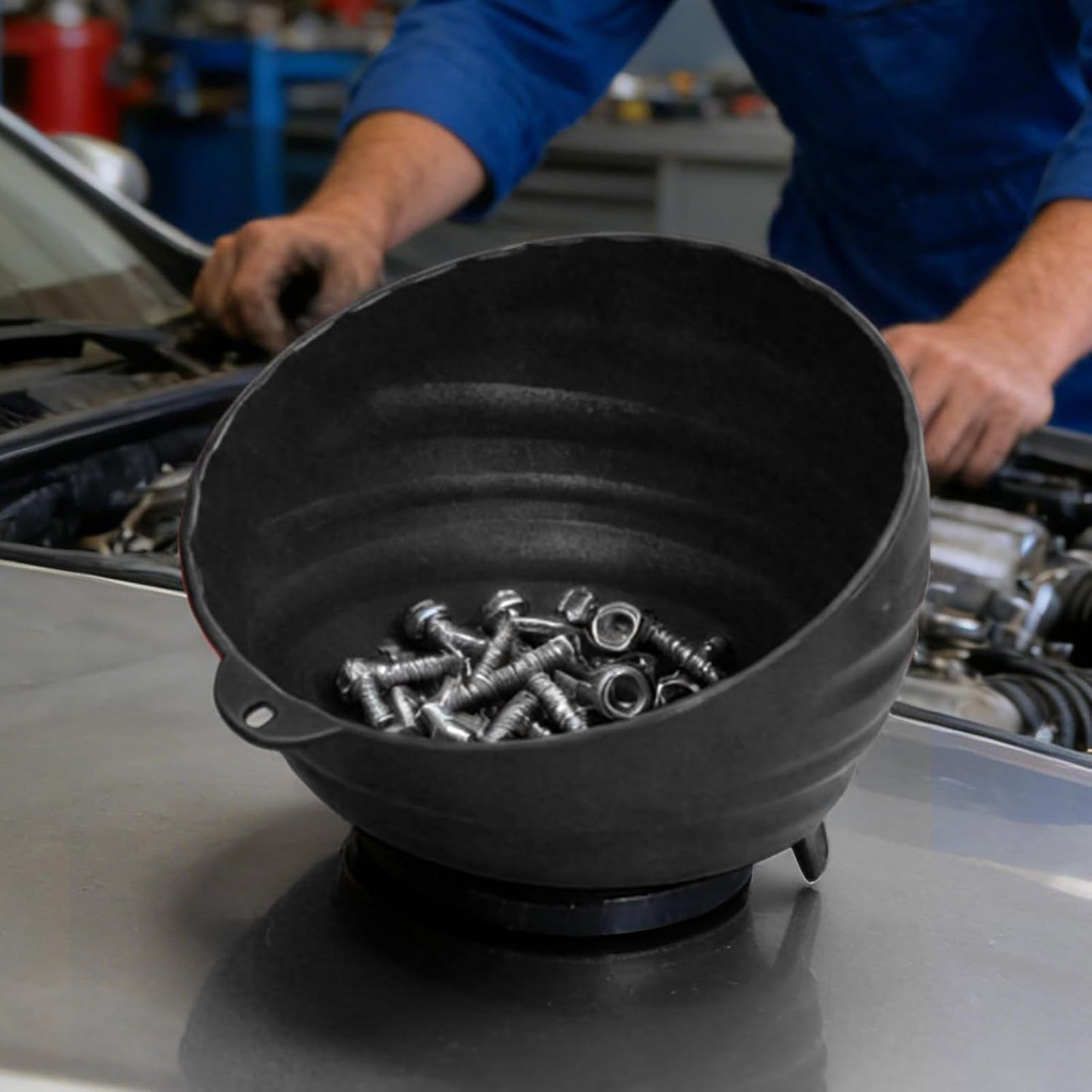  Bols Magnétiques Incassables, Plateaux à Outils Haute Résistance, Organisateur De Vis Magnétique Avec Construction Robuste, Accessoire D'atelier Avec Design Compact, Rangement D'outils Pour écrous