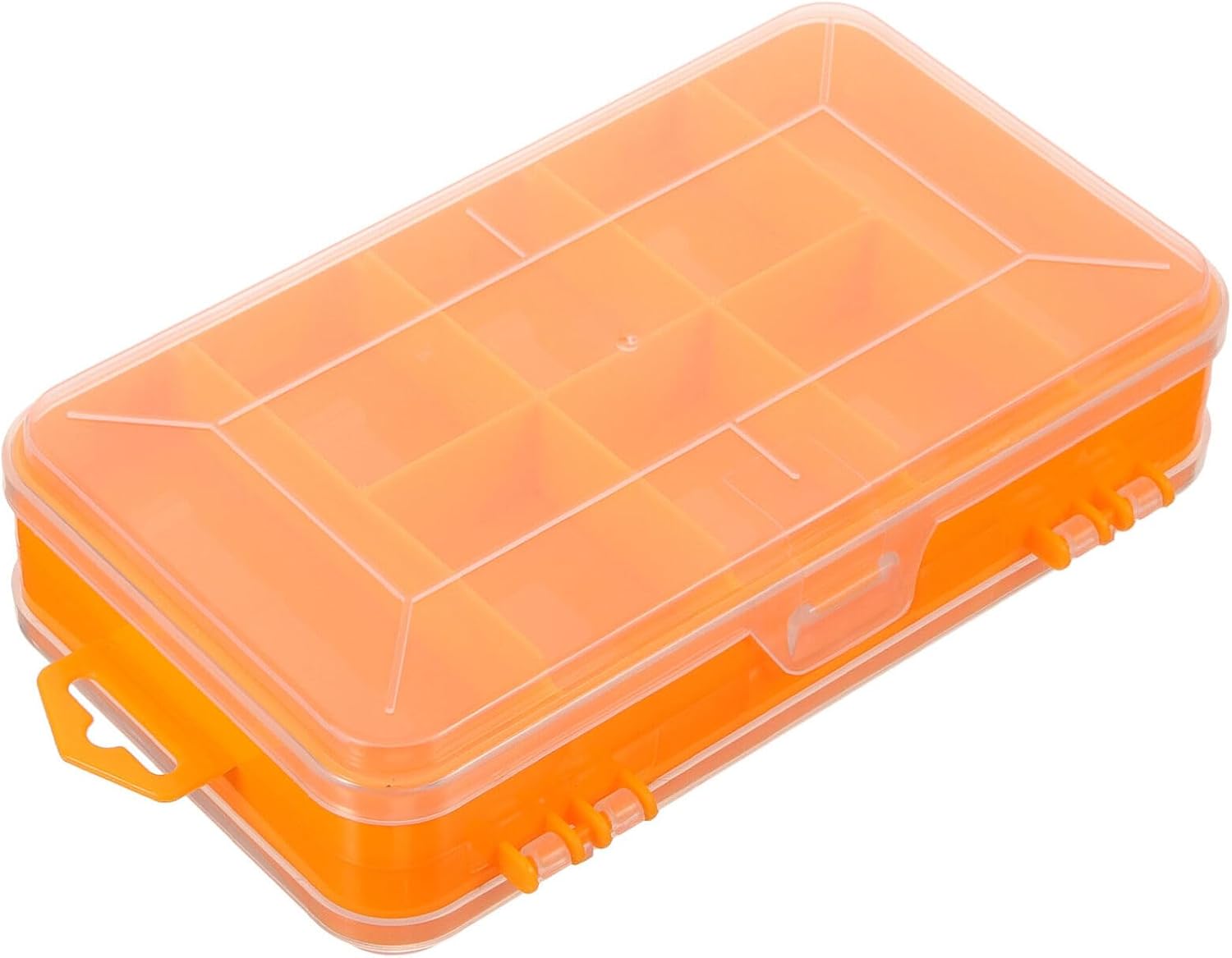  Vaguelly 1 Boîte De Rangement Pour Petites Pièces, Boîte à Outils Double Face Avec Séparateurs Amovibles En Plastique Pour Vis, Boulons, écrous