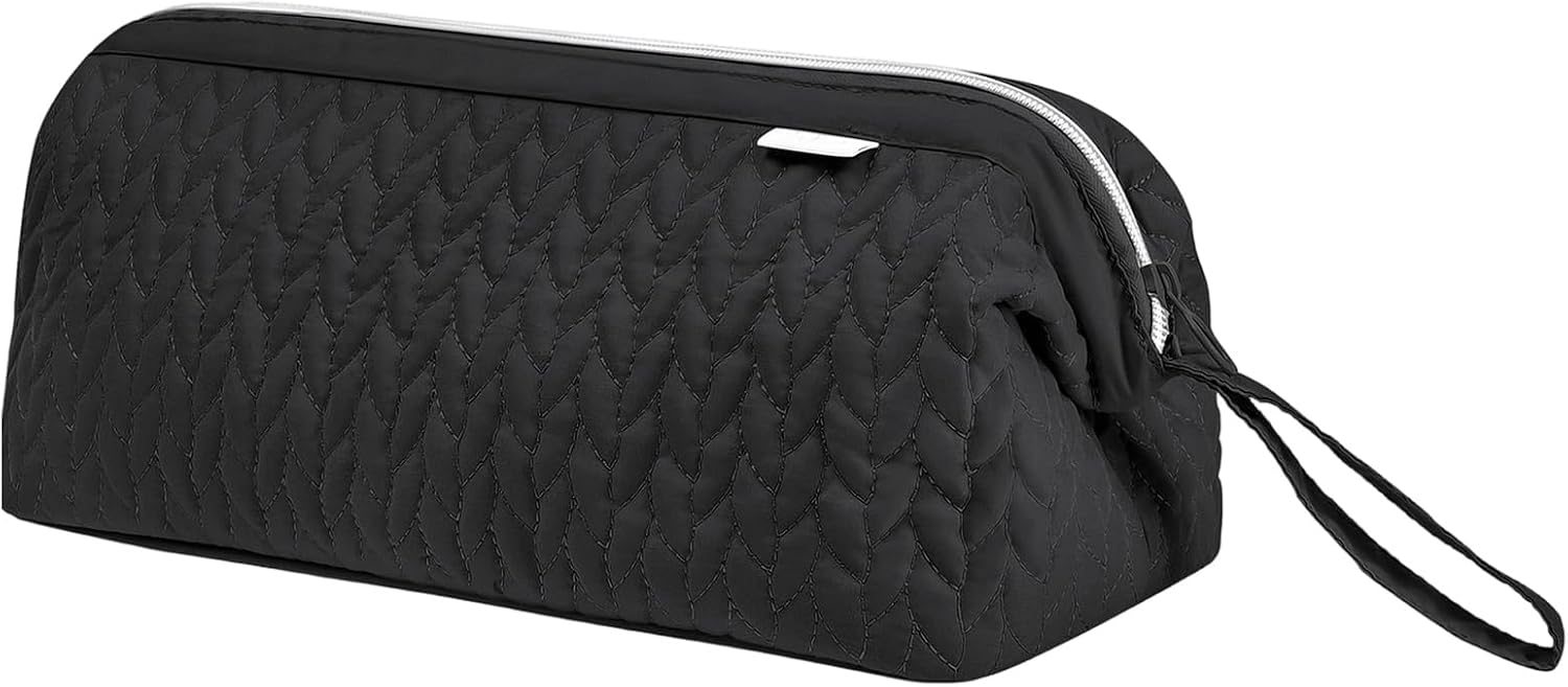  Sac De Rangement Portable De Voyage Pour Outils à Cheveux, étanche, Anti-poussière, Avec Double Poches Et Poignée De Transport, Grande Capacité Pour équipement Capillaire