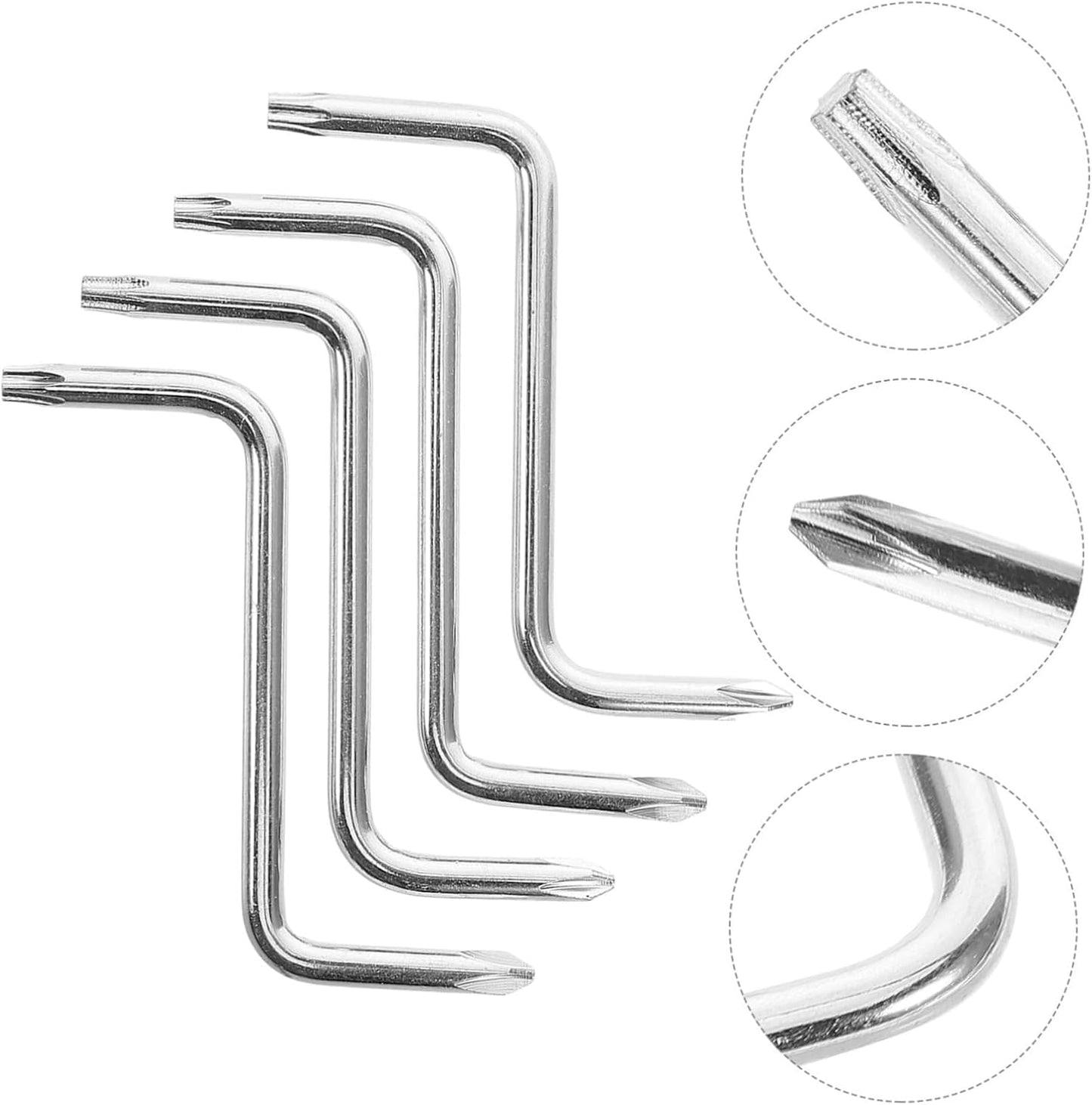  Gatuida 4pièces Tournevis Coudés Z Pour Installation -boue Outil Double Tête Pour Restreints Et Appareils Ménagers