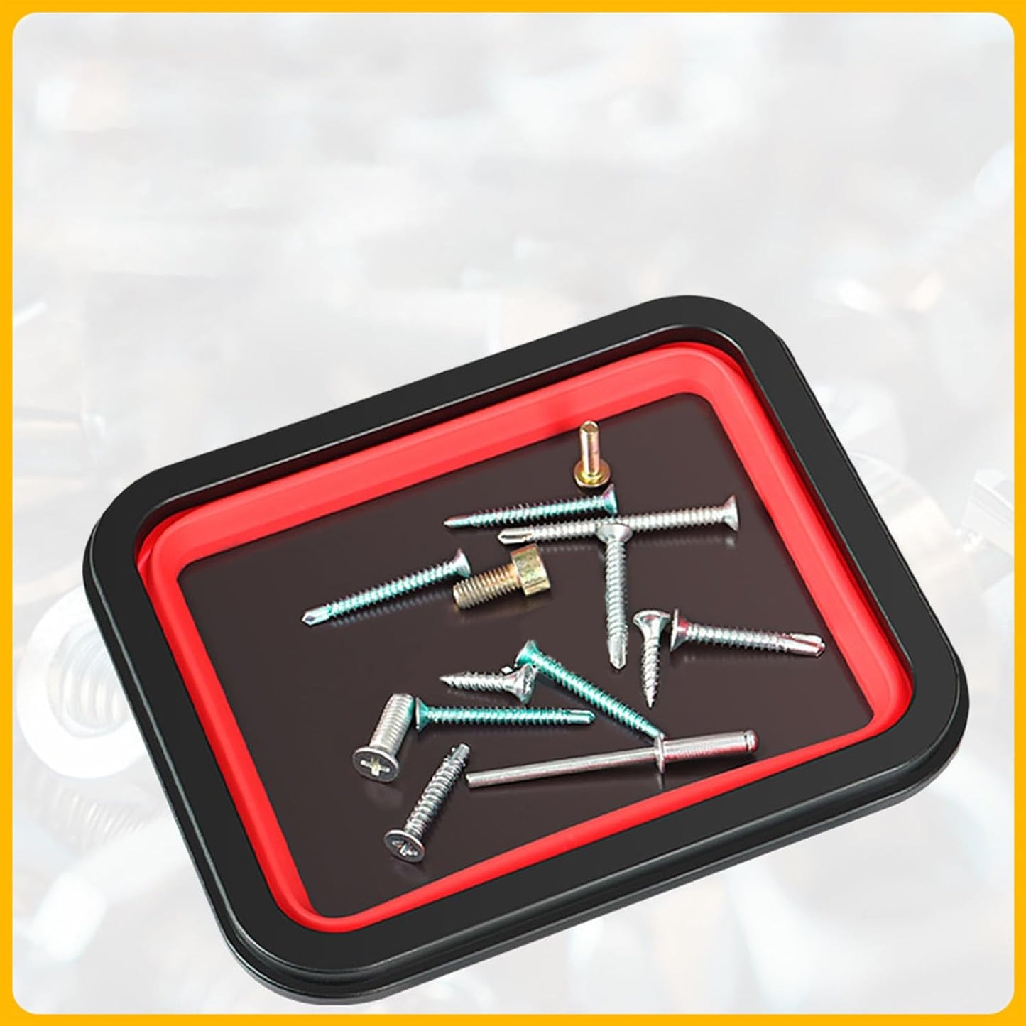  Generisch Bac Magnétique - 3 Pièces - Organiseur De Petites Pièces - Rangement Pliable Pour Outils D'atelier