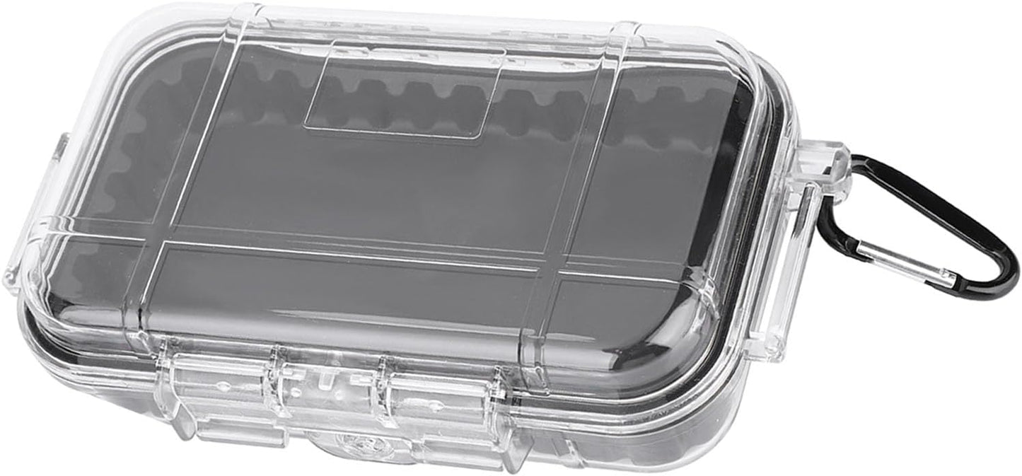  Haofy Organisateur D'outils Mallette De Rangement Hermétique En ABS Raccords En Acier Inoxydable Boîte étanche 7,5 X 4,7 X 2,0 Pouces 9 Oz Pour Les Clés De Téléphone D'équipement Extérieur