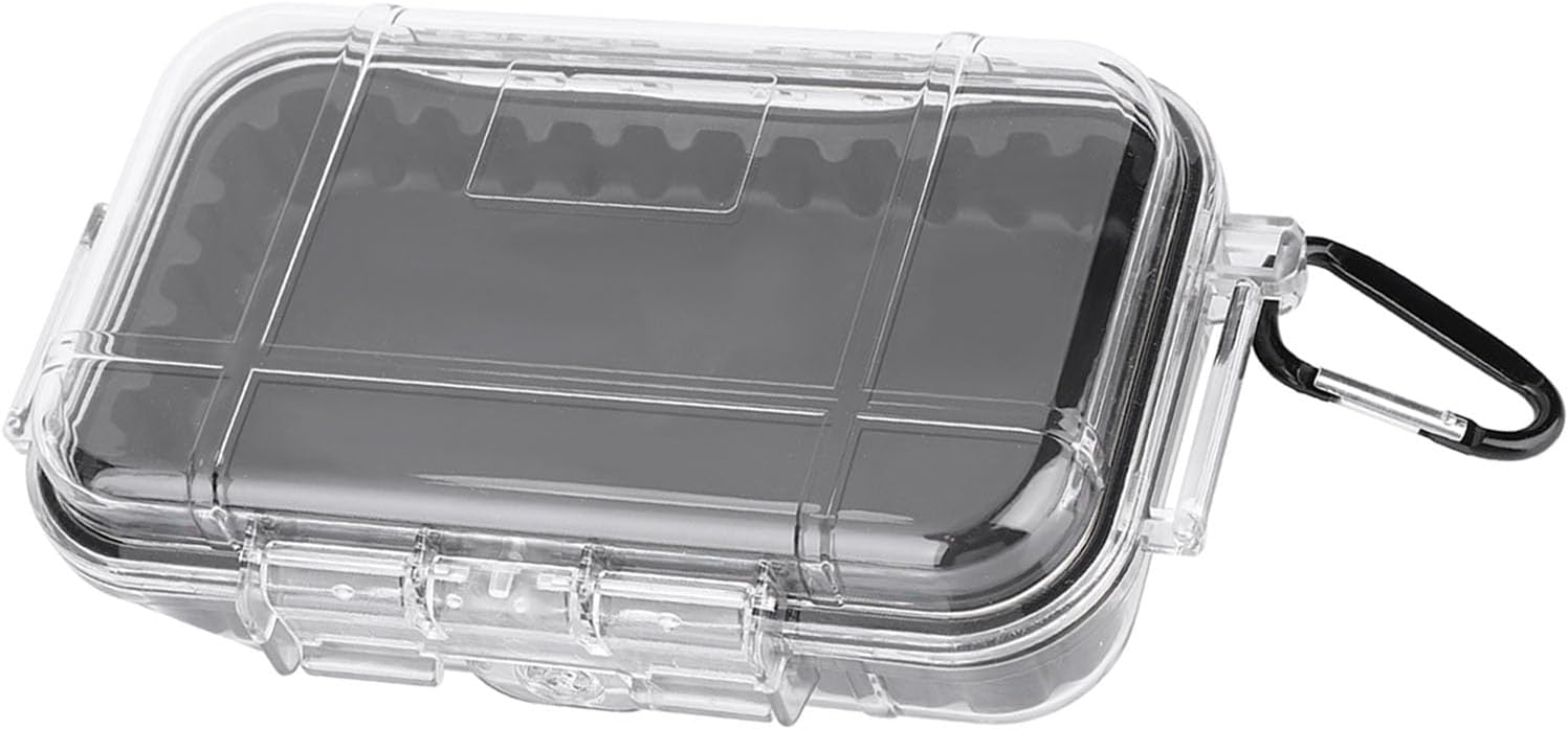  Haofy Organisateur D'outils Mallette De Rangement Hermétique En ABS Raccords En Acier Inoxydable Boîte étanche 7,5 X 4,7 X 2,0 Pouces 9 Oz Pour Les Clés De Téléphone D'équipement Extérieur