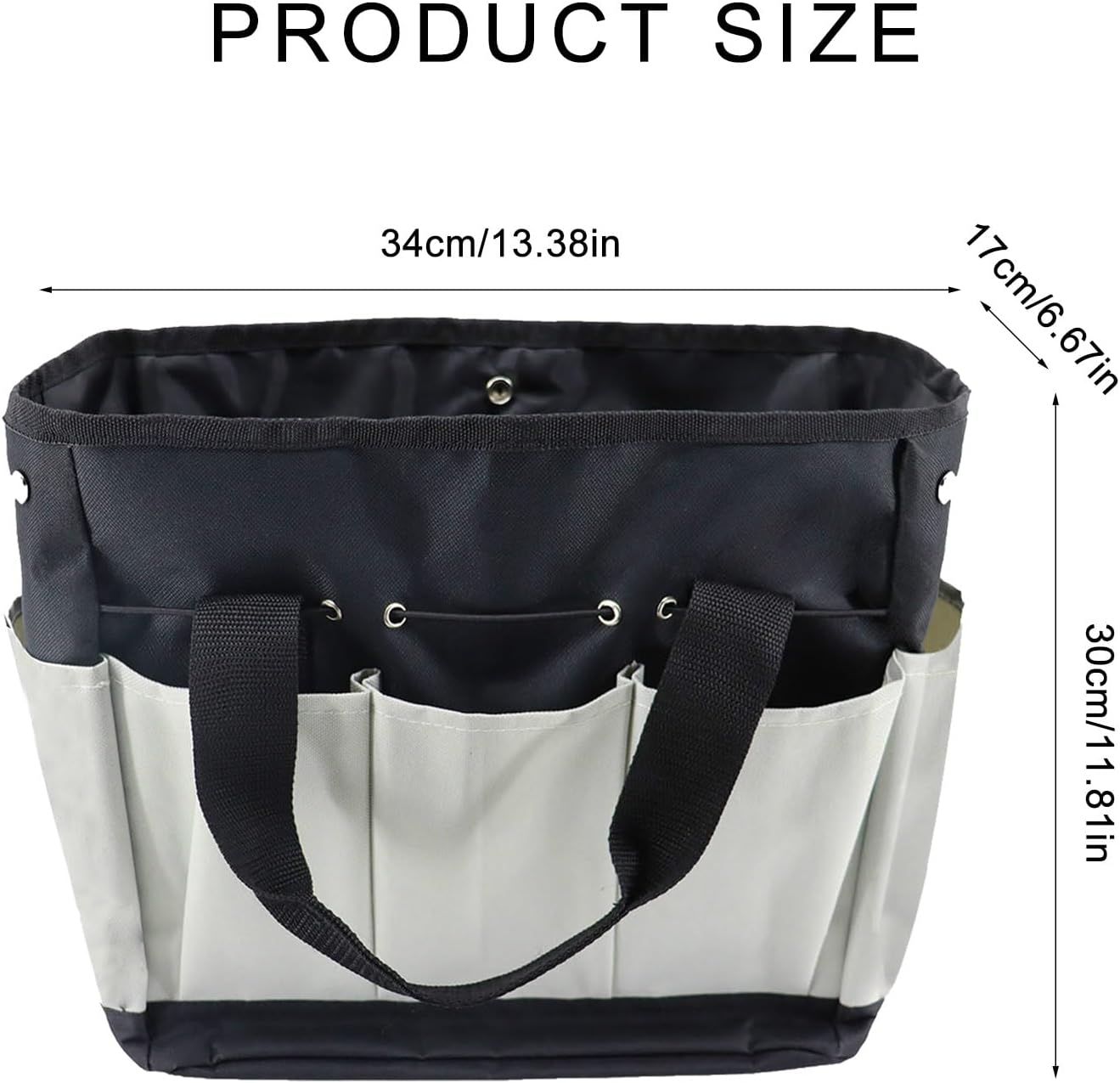  Sac De Rangement Pour Outils De Jardin En Tissu Oxford Avec Plusieurs Poches Pour Une Organisation Facile Des Outils De Jardinage Sac De Rangement De Jardin Grande Capacité