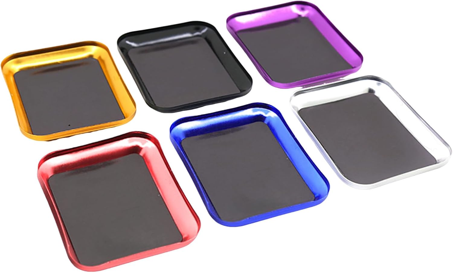  Plateau à Vis Magnétique Rouge, Pièces Efficaces En Aluminium Pour Une Utilisation De Longue Durée Pour Organiser De Petits Outils De Quincaillerie