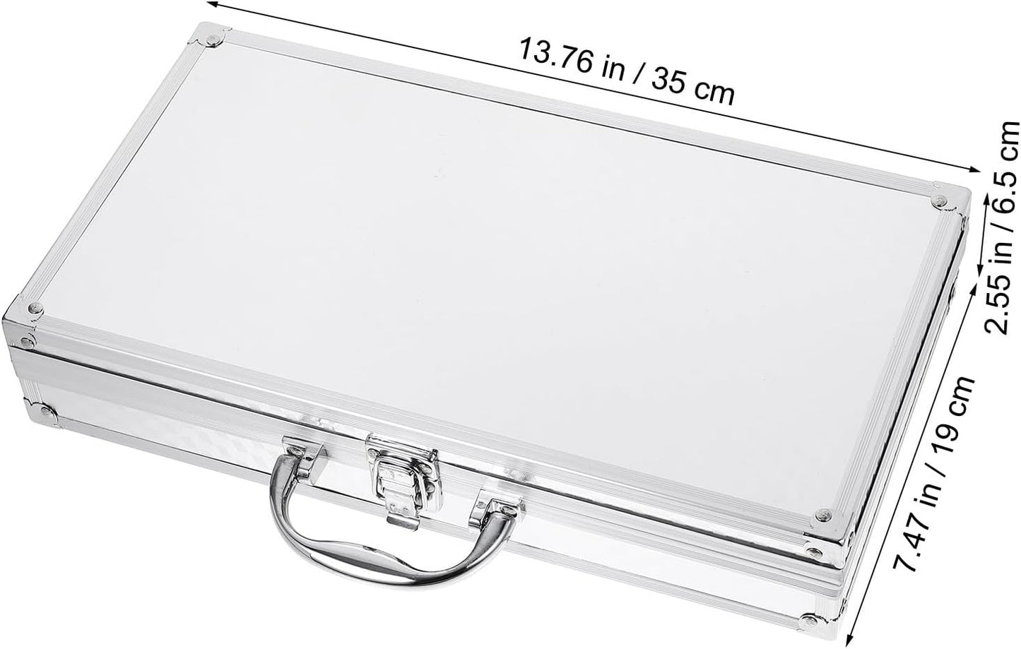  ULTECHNOVO Mallette Portable Légère Et Résistante En Alliage D'aluminium Protection Renforcée, Boîte à Outils Pour Bureau Et Voyage En Extérieur