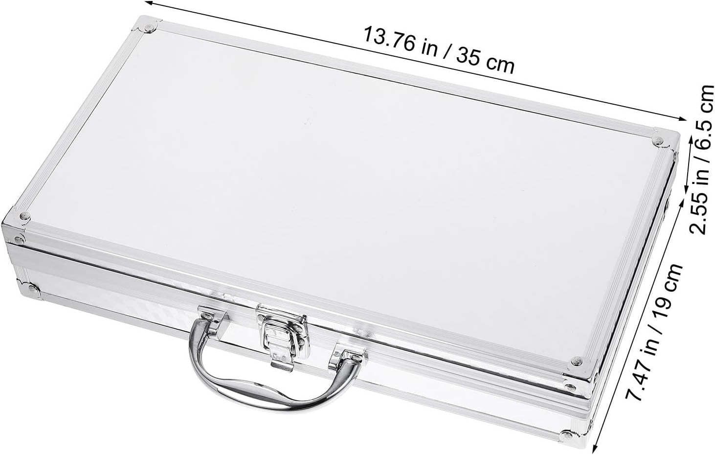  ULTECHNOVO Mallette Portable Légère Et Résistante En Alliage D'aluminium Protection Renforcée, Boîte à Outils Pour Bureau Et Voyage En Extérieur