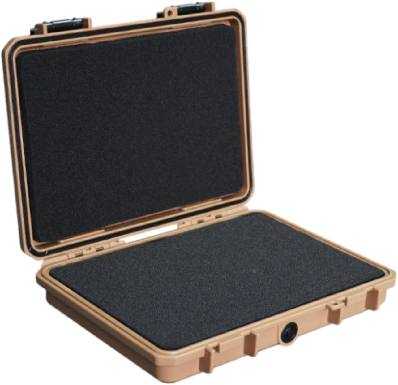  Boîte De Rangement étanche Et Robuste, Organiseur D'équipement, Conteneur De Transport Rigide, Boîte à Outils Multifonctionnelle Avec Insert, Kaki
