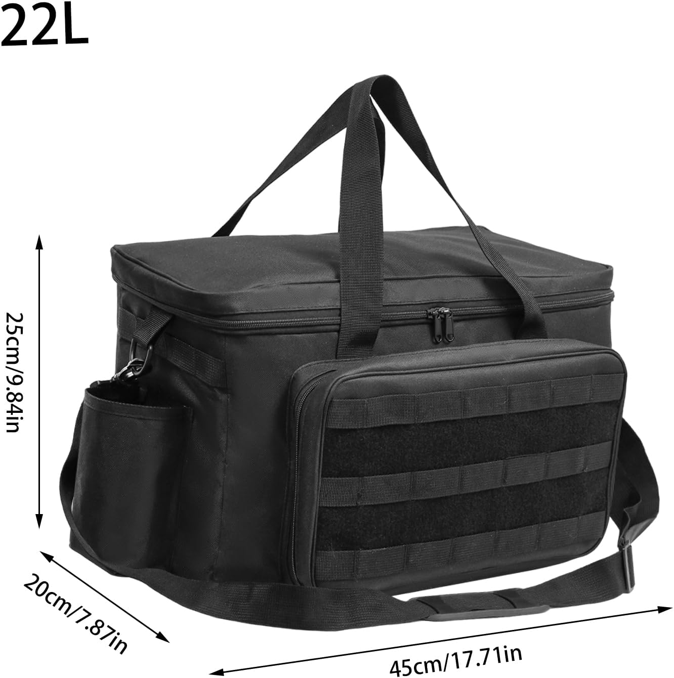 GENERIC Sac De Patrouille | Sac à Dos Pliable Et étanche Pour Siège De Voiture, Pour Réparateurs, Jardiniers, Officiers, Tournevis, Clés, Pinces, Camion, Camping, Véhicule, Vérificateur