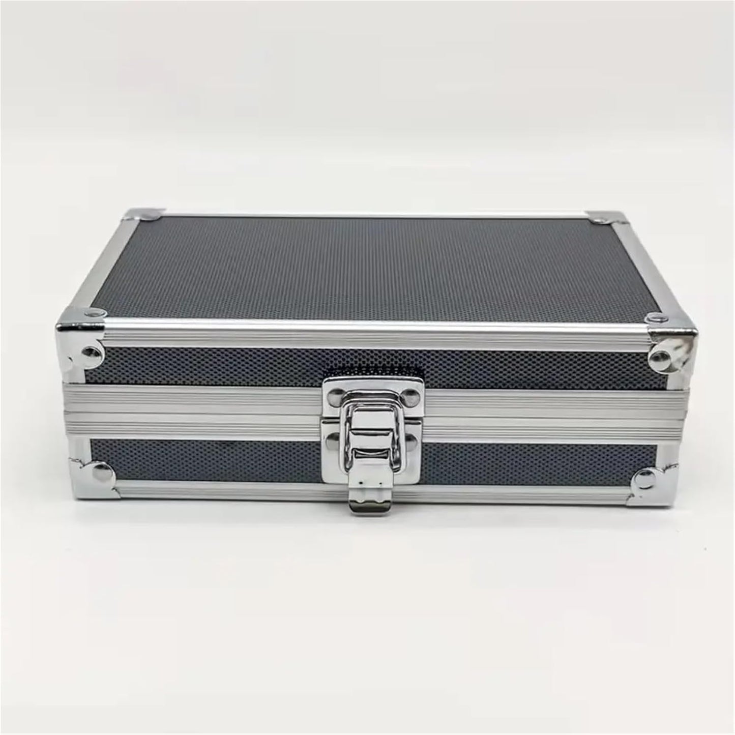  Valise Aluminium Boîte à Outils En Alliage D'aluminium, Boîte Résistante Aux Chocs, De Rangement D'argent Chutes, Mallette Sécurité Portable Grande Capacité(E 36x10x5.8cm)