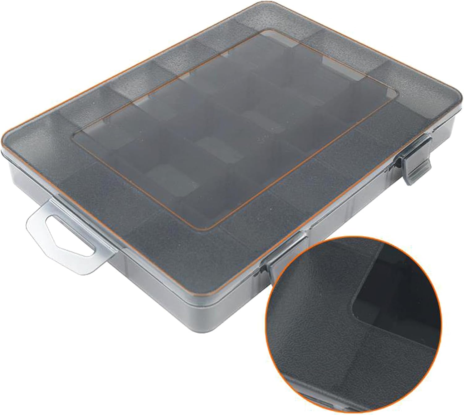  Boîte à Outils Avec Cloison Amovible Pour Vis De Petites Pièces Portables