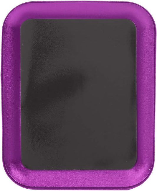  Qiilu Plateau Magnétique En Alliage D'aluminium Pour Petites Pièces, Plateau Magnétique, Vis, écrous De Rangement, Boulons (rouge) (violet)