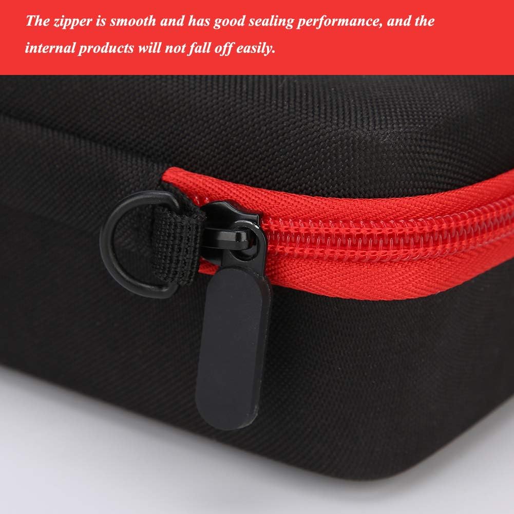  Mini Boîte à Outils Portable, Sac à Outils Noir EVA Coque Rigide Mutispandex Quincaillerie Boîte De Rangement D'outils