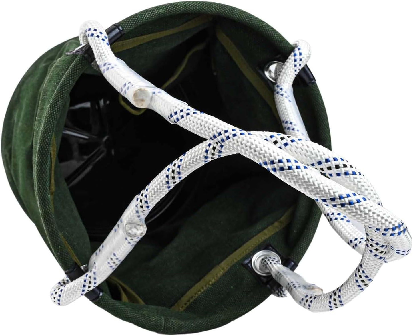  Seau Utilitaire En Toile Renforcée Avec Fond En Plastique Rigide Conçu Pour Les électriciens, Les Jardiniers Et Le Rangement D'outils D'atelier (vert)