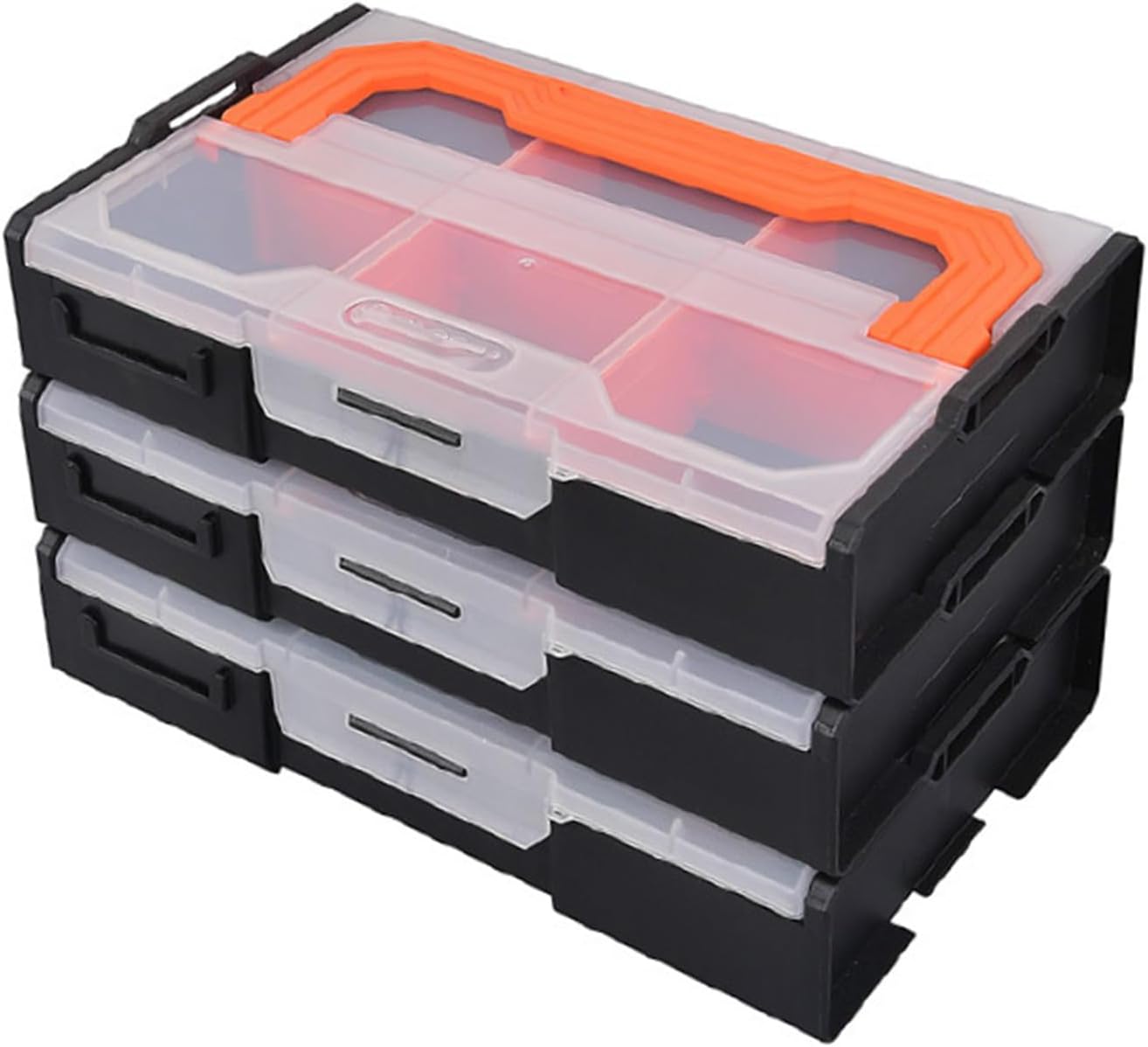  Boîte De Boîtier Stockage D'outils À Vis Multiprices Portables Fabriqués À Partir PP Renforcée Et Rangement D'outils Extérieurs Résistants Glissement