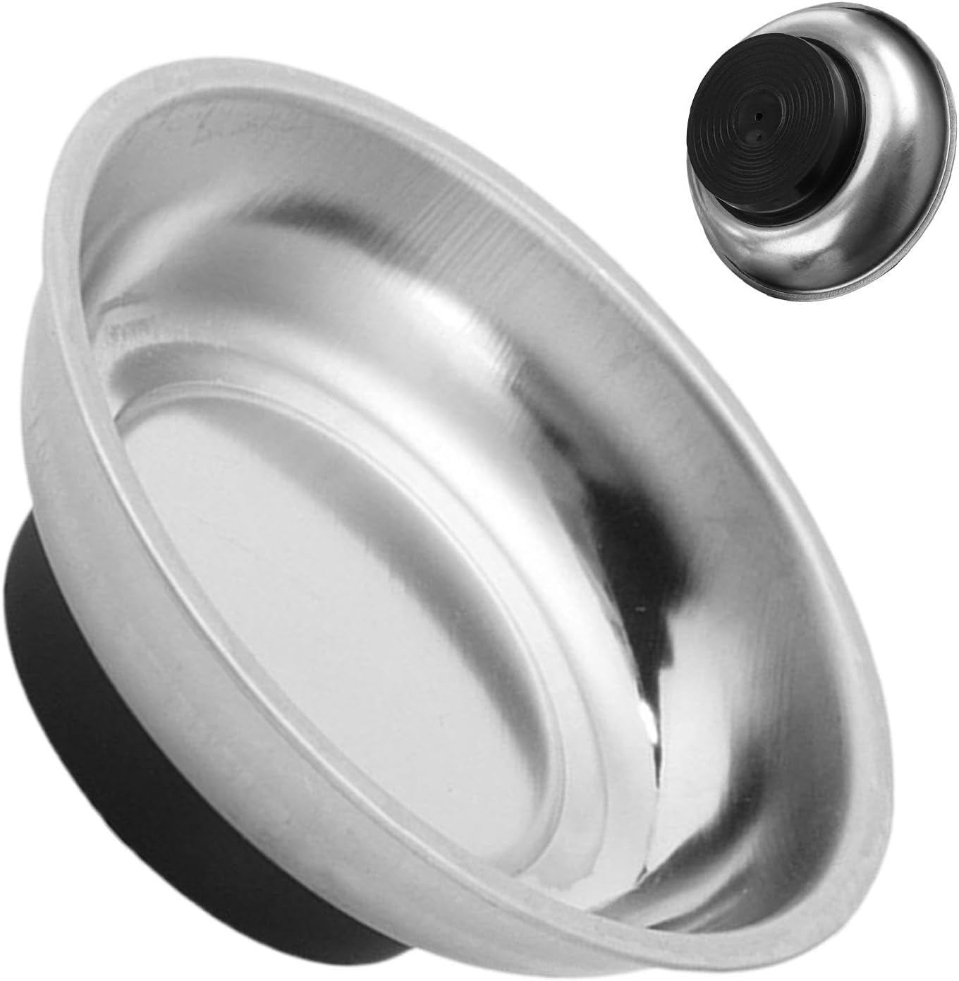  Plateau À Outils Magnétique | Plateau À Vis D'atelier | Support De Rangement À Vis | Plateau Magnétique Robuste En Acier Inoxydable, Porte-outil, Bol À Vis Mécanique Pour La Fixation Des Écrous Et Des
