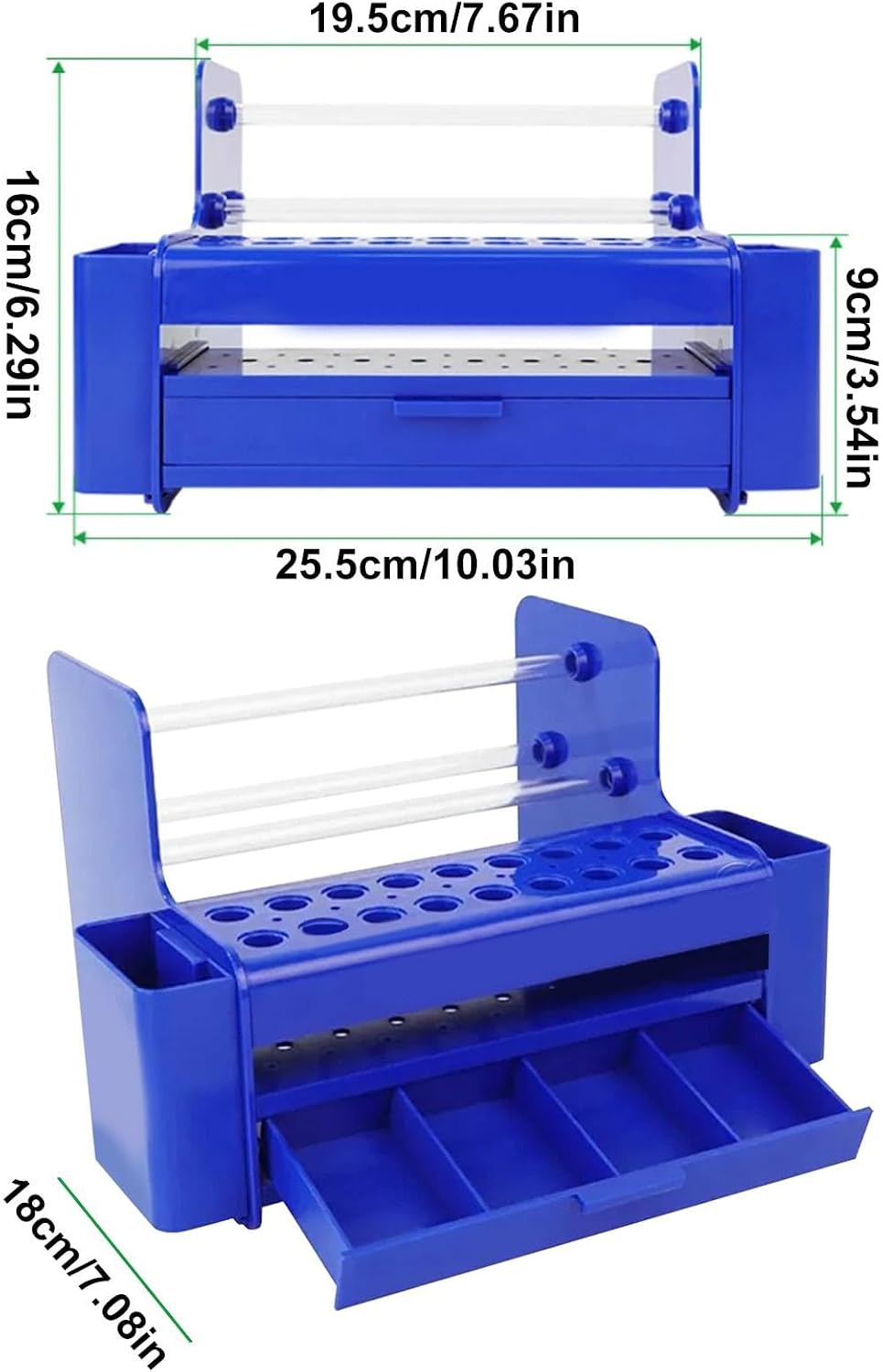  Boîte à Outils ZWXQE, Organisateur à Outils Avec Tiroir, étui à Outils De Réparation De Téléphone, 26 Trous Pour Tournevis Et Pinces à épiler, Compact Et Peu Encombrant