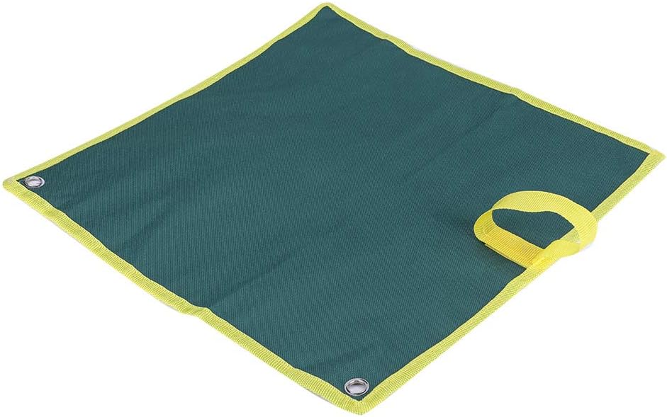  Couleur Verte Ensemble Poches à Clé Toile Multi-poches Enrouler Les Outils Sac De Rangement Clé Pince Clé Titulaire Organisateur( 14 Poches)